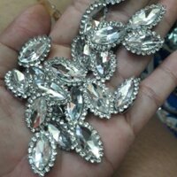 1000 hạt đá lá me viền xoàn