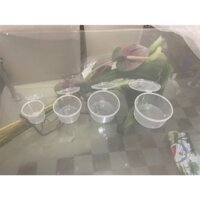 1000 Hủ sốt 1oz 27ml, 2oz 50ml, 3oz 80ml, 4oz 120ml ly đựng nước chấm chén tương có nắp liền dùng 1 lần