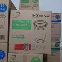 1000 Ly pet , Ly PP , Ly đáy bầu  360ml /  500ml /  600 / 650 / 700ml UKP