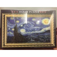 1000 mảnh ghép hình tranh vẽ Van Gogh nổi tiếng bằng giấy cho người lớn kích thước 50*75cm