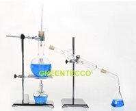 1000 ml - Bộ chưng cất chiết xuất tinh dầu bằng hơi nước mini 1000 ml - chất liệu thủy tinh