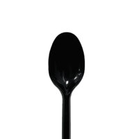 1.000 Muỗng Nhựa Đen 15cm Losupply - muỗng nhựa màu đen dành cho quán cơm, bún, phở, trà sữa, cafe dùng 1 lần - 20 túi 1