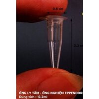 1000 Ống ly tâm, ống eppendorf, ống đựng huyết tương tiểu cầu có nắp đậy dung tích 0.2ml