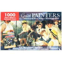 1000 Piece Jigsaw & Reference Book: Great Painters Pierre-Auguste Renoir