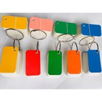 1000 thẻ FLASHCARD trắng 4x7cm giấy ivory cao cấp định lượng 350gsm học từ vựng Anh Nhật Hàn Trung bo góc tặng kèm