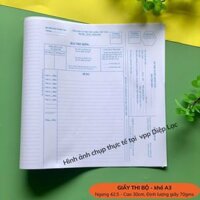 (1000 tờ) Giấy thi Bộ Giáo Dục - Sở Giáo Dục Hà Nội - A3, ĐL 70gms, giấy trắng đẹp vpp Diệp Lạc