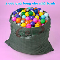 1000 trái bóng nhựa Φ 8cm cho nhà banh trẻ em S08V0A