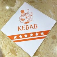 1000 túi giấy đựng bánh mì kebab tam giác, bánh burger, pizza miếng