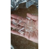 1000 vỏ nang rổng màu trong suốt, size số 0, viên con nhộng rổng