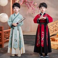 10.000 Người Trẻ Em Hanfu Nam Nữ Sách Trẻ Em Đường Phù Hợp Với Phong Cách Trung Hoa Trang Phục Cổ Trung Quốc Quần Áo Trường Học Hiệu Suất Quần Áo Lễ Khai mạc Quy Chế Môn Đồ Hiệu Suất Quần Áo 5