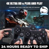10000 Trò Chơi M8 Video Game Console Cho TV 2.4G Dual Wireless Đa Năng Khiên Game Stick 4K TV Retro