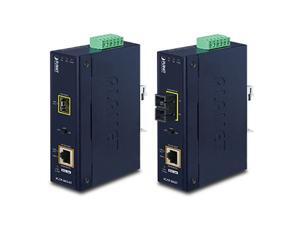 1000BASE-X to 10/100/1000BASE-T PoE+ Media Converter PLANET IGTP-802TS