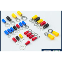 [1000cái] Đầu cos RV phủ nhựa. cos tròn RV2-5 RV2-6 RV2-8  đầu cốt tròn phủ nhựa