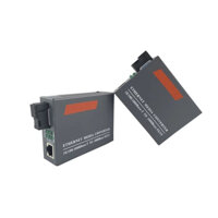 1000mbps HTB-GS-03 Bộ chuyển đổi phương tiện quang học sợi Gigabit A / B Công tắc chuyển đổi sợi đơn FTTH