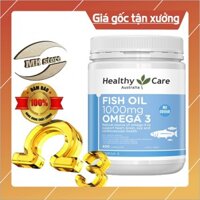 🐳1000mg-400 viên🐳 Dầu cá không mùi Omega 3 1000mg Healthy Care 400 viên 🐳 Odourless Fish Oil 🐳 CÓ BILL CHEMIST ÚC 🐳