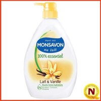 1000ml (1L) Sữa Tắm Monsavon Chiết Xuất Sữa & Hoa Vani