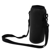 1000ml Sports Water Bottle Holder Sleeve Bag Neoprene Carry Pouch Case - Black