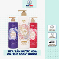 1000ml Sữa tắm hương nước hoa On: The Body - Classic Pink - Violet dream - White Pearl