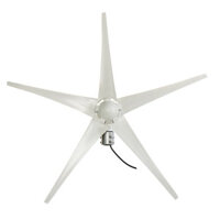 1000W Peak 12V / 24V Wind Turbine 5 Blade Wind Generator Turbine Wind Turbine With Controller