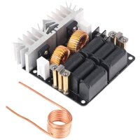 1000W ZVS Low Voltage Induction Heating Board Module with Tesla Coil Flyback Driver Heater Heating Machine Module 12V-48V, 20A