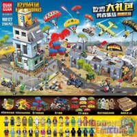 100127 TẬP HỢP NHỮNG ANH HÙNG ĂN THỊT GÀ bộ đồ chơi xếp lắp ráp ghép mô hình Pubg Battlegrounds Bắn Súng 2268 khối