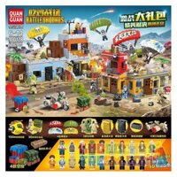 100128 ĂN GÀ SPREE ƯU TÚ ĐẤU bộ đồ chơi xếp lắp ráp ghép mô hình Pubg Battlegrounds Bắn Súng 1806 khối