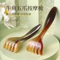 1008 người được khen ngợi] Máy mát xa đầu năm móng Yak sừng dài a1008 người khen ngợi] Máy mát xa đầu năm móng vuốt Yak sừng dài cánh tay Rake Lược kinh tuyến Đầu gãi Trị liệu nạo vét chuyên dụng Dụng cụ cạo 3.33G