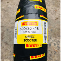 (100/80-16 TL) Vỏ Pirelli Angel Scooter 100/80-16 TL cho xe tay ga SH 150 - Vỏ không ruột