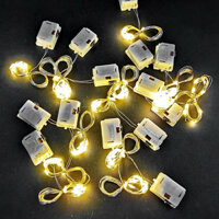 100dây đèn led , đèn đom đốm, loại pin tốt dây 1m 10bóng