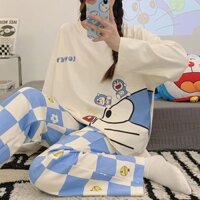 100%Đồ Ngủ 100% Cotton/Quần Dài Nữ Dài Tay 100% Cotton Mùa Xuân Thu Kiểu MỏnginsBộ Đồ Mặc Nhà Có Thể Mặc Ngoài Mùa Đông