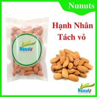 100g Hạt hạnh nhân tách vỏ Mỹ sấy giòn ăn liền. Mẫu ăn thử Nunuts