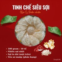 100g Yến sào Tinh Chế SIÊU SỢI + TẶNG KÈM Táo đỏ, đường phèn: Yến Sào Linh Chi