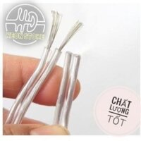 100m Dây điện trong suốt hàn neon lõi đồng có phân biệt màu