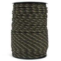 100m dây dù 550 loại Paracord 9 lõi-Màu Ngụy trang một