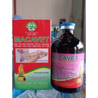 100ml MACAVET Phát ban đỏ,tím tai ,tím mõm,phù đầu,sưng mặt