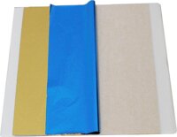 100Pc Colored Gold Leaf for Arts Gilding Crafting Decoration - Blue Gold