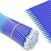 100Pcs 0.5mm Gel Pen Refill Set Erasable Ink Office Signature Rods Blue Black Ink Refill Office School Stationery Writin