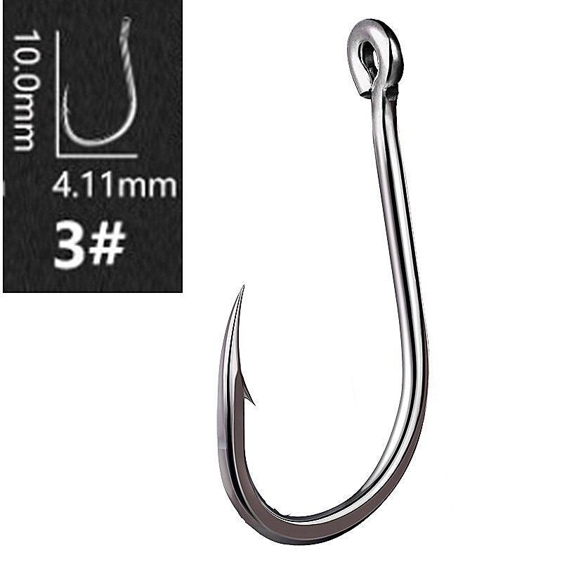 Matzuo 18” Circle Flourocarbon Fishing Hook Baitholder Snells Size 8 Hook 6 cnt 