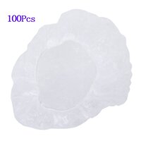 100pcs disposable and clear hair salon spa shower caps.