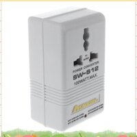 100w 110V / 120V sang 220V / 240V Bộ chuyển đổi điện áp bước lên xuống Biến áp du lịch màu trắng regharry