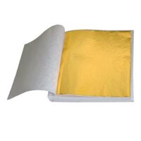 100x Leaf Foil Paper For  Crafting Nail - Gold