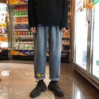 10.10 ⚡ 🔥 9.9 | SALE | quần bò nam ống rộng họa tiết trẻ trung hàng chuẩn đẹp Chất Đẹp ... ... . . .