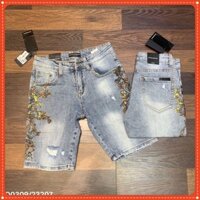 10.10 . 🔥 | HOT | ĐỈNH CAO THỜI TRANG |_ QUẦN JEAN NGỐ MÀU XANH IN HOA HÀNG MỚI __ 🌺 . . .
