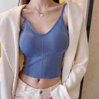 🍀10.10 . Áo crtop dây thun dệt gym,thể thao,yoga . ..