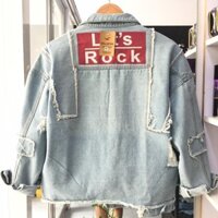 10.10 Áo khoác jean rách letsrock .