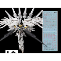 1010 MG XXXG-00YSW Snow White Wing FIX Water Slide Decal