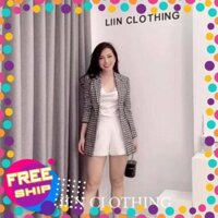 10.10 VNXK - Áo khoác vest dạ blazer ziczac .