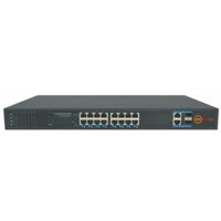 10/100/1000Mbps 16+4 Port 350W PoE Switch IONNET IGS-2016G1-350