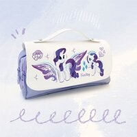 1012 Bộ sưu tập người My Little Pony Hộp đựng bút chì Yunbao Ziyue Nam Nữ Học sinh tiểu học Thiết kế Sense Niche Dung tích lớn Hộp văn phòng phẩm Hộp đựng bút chì wjbd02.