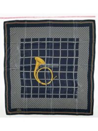 1015-Khăn-Gucci Accessory Collection Trompet pattern scarf (~80cm x 80cm)